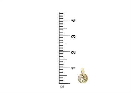 St Benedict Religious Coin Pendant